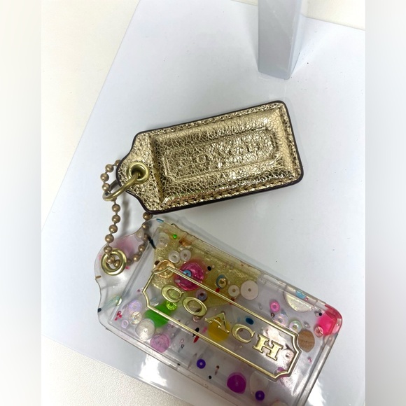 Coach Poppy Gold Signature Tote Bag With Two Original Hangtags - Picture 14 of 17